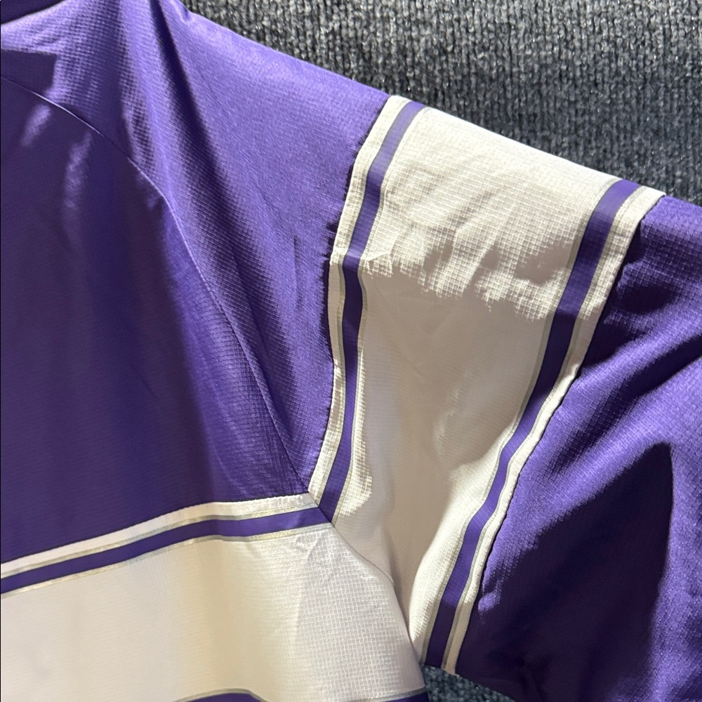 Colorado Rockies New Era Windbreaker with Hood - Purple Black White Men’s Large - Picture 13 of 15